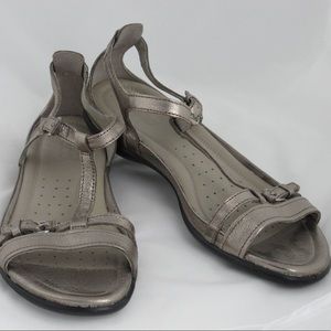 Ecco Strappy Sandals - silver